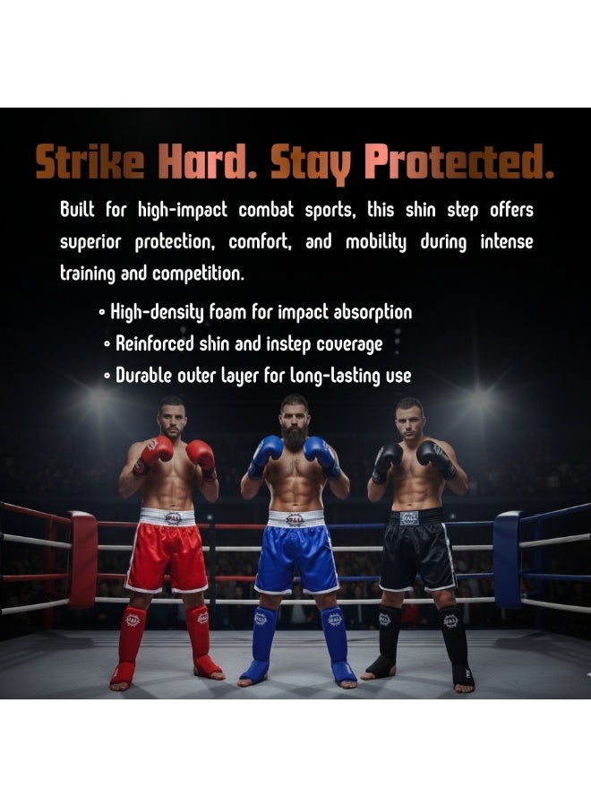 Spall Shin Instep Guard Protective Leg Pad For Wrestling Sparring Karate Mma Muay Thai Boxing Kickboxing Sports Training Protective Gear Ideal For Men And Women - Image 5